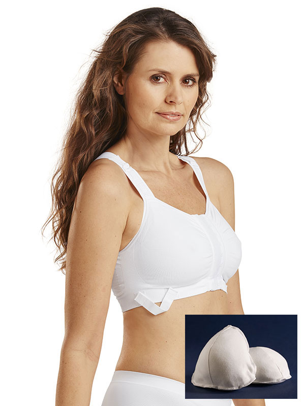 Buy Carefix Marianne Front Close Post-Op Bra w/ Puffs #3373 Online at  desertcartSeychelles